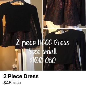 2 piece skirt/shirt set